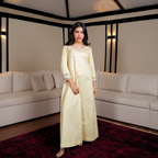 Soft Butter Kaftan by Mystique Design