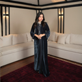 Velvet Carbon Kaftan by Mystique Design