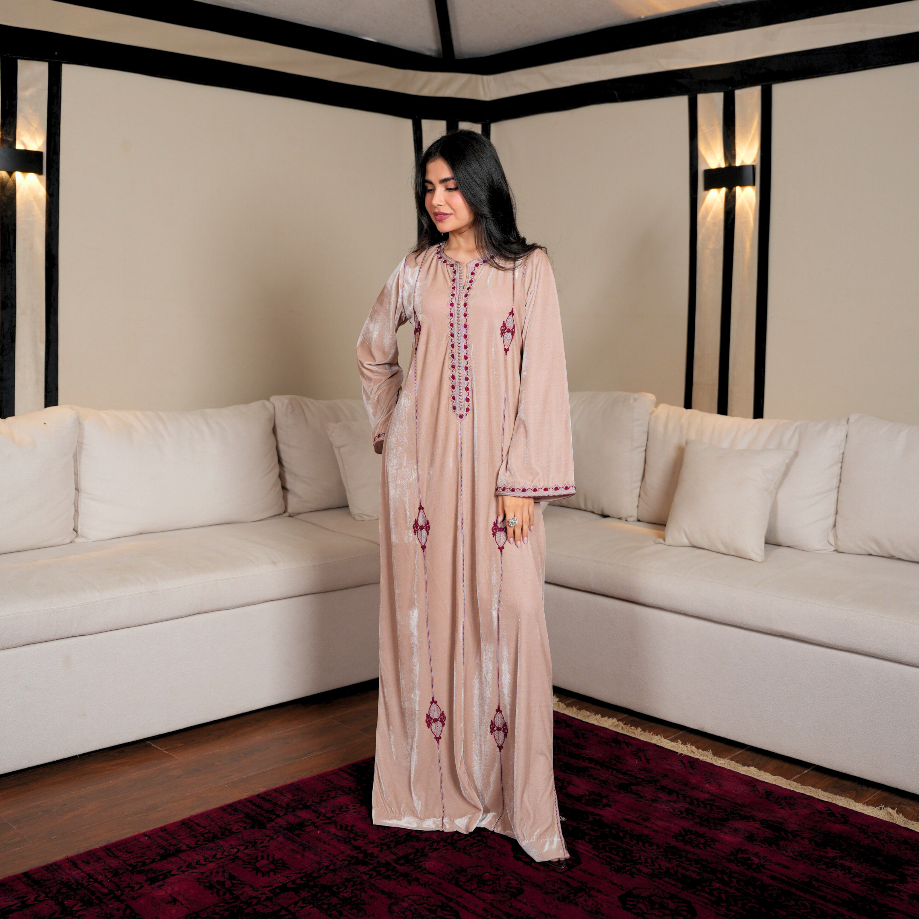 Velvet Desert Kaftan by Mystique Design