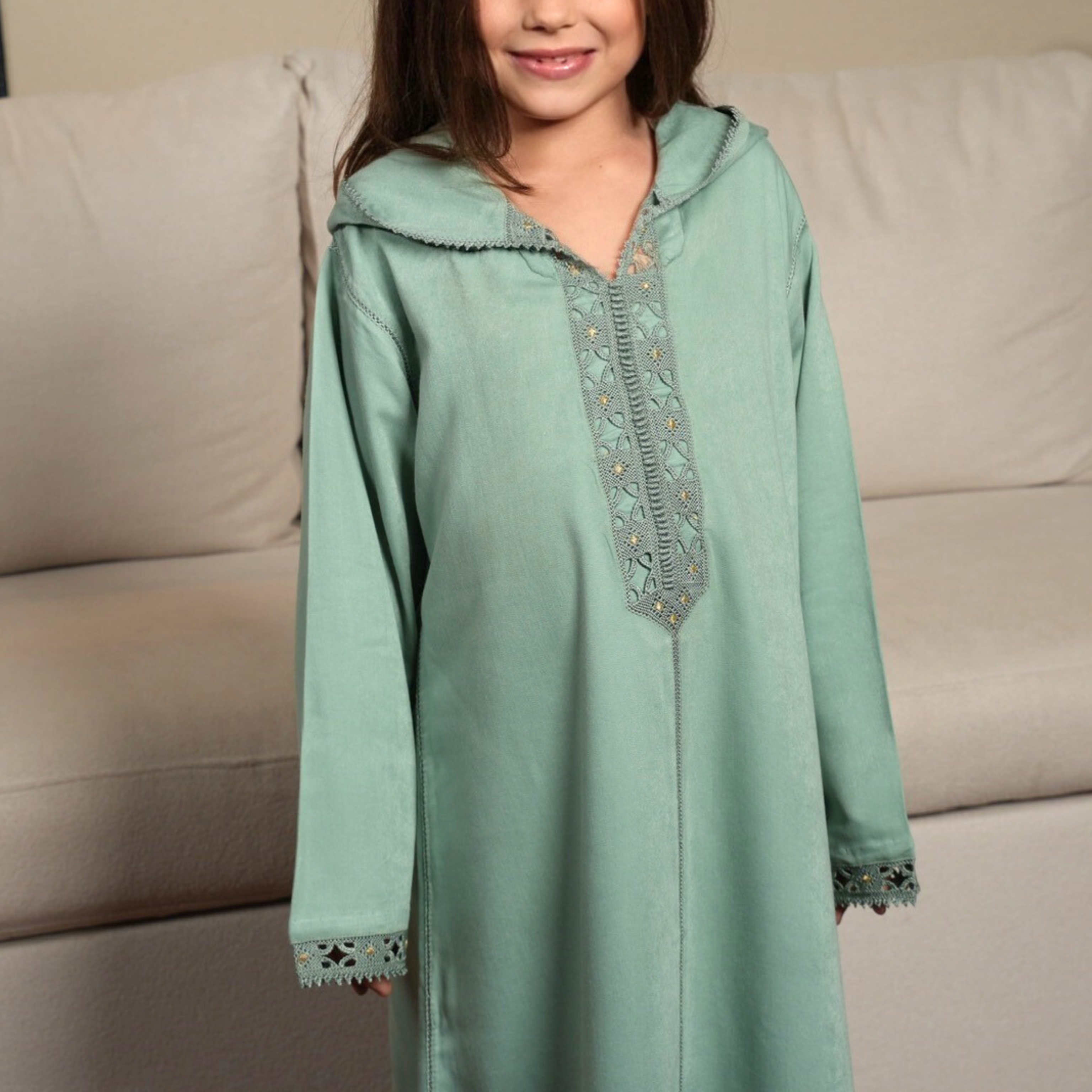 Mini Sage Kaftan by Mystique Design