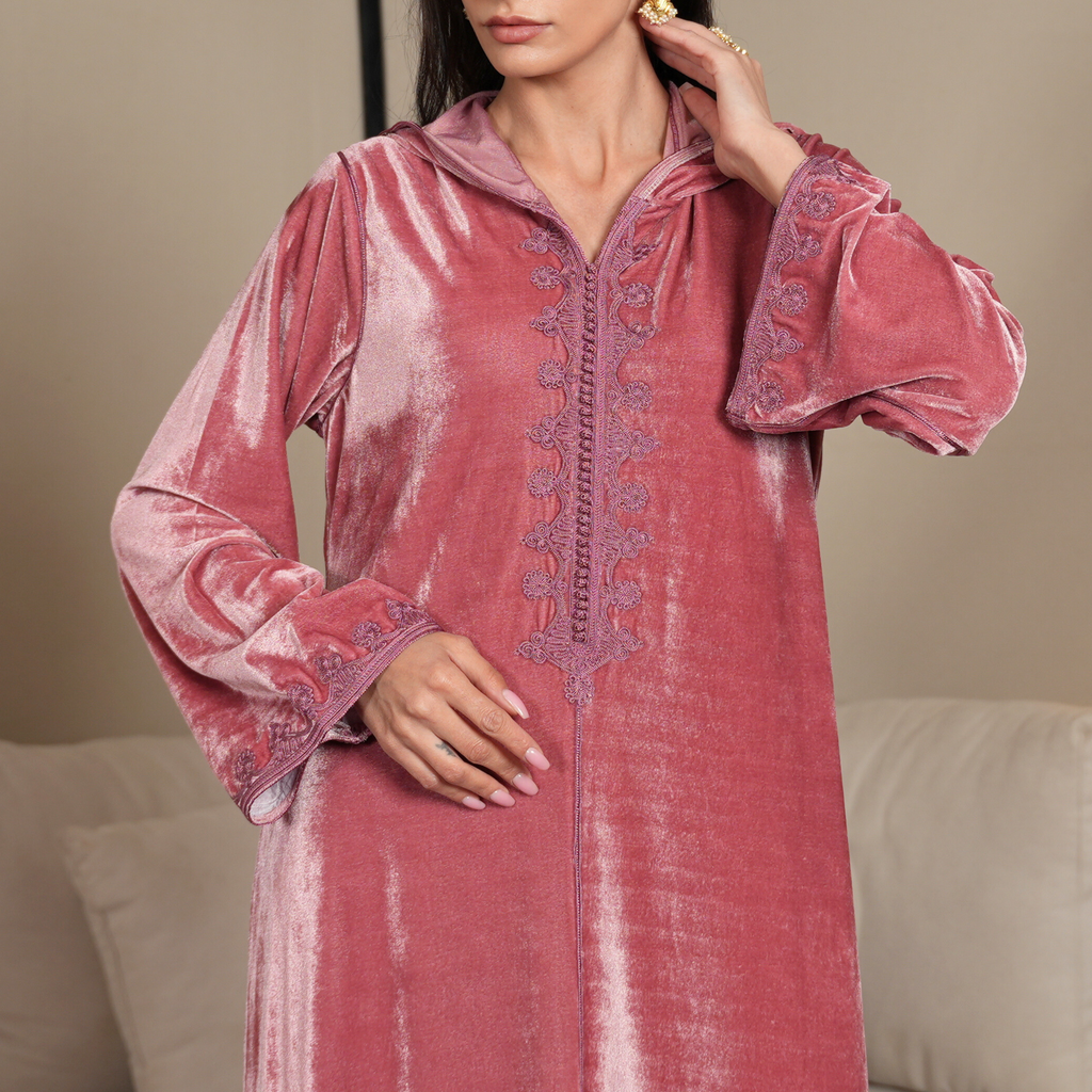 Velvet Blush Kaftan by Mystique Design