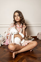 Summer Bouquet Short Pajama Set by Mystique Design