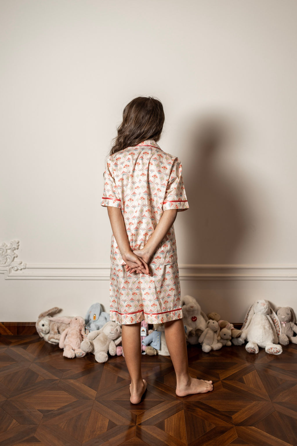 Summer Bouquet Short Pajama Set by Mystique Design