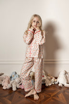 Summer Bouquet Long Pajama Set by Mystique Design