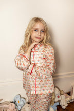 Summer Bouquet Long Pajama Set by Mystique Design
