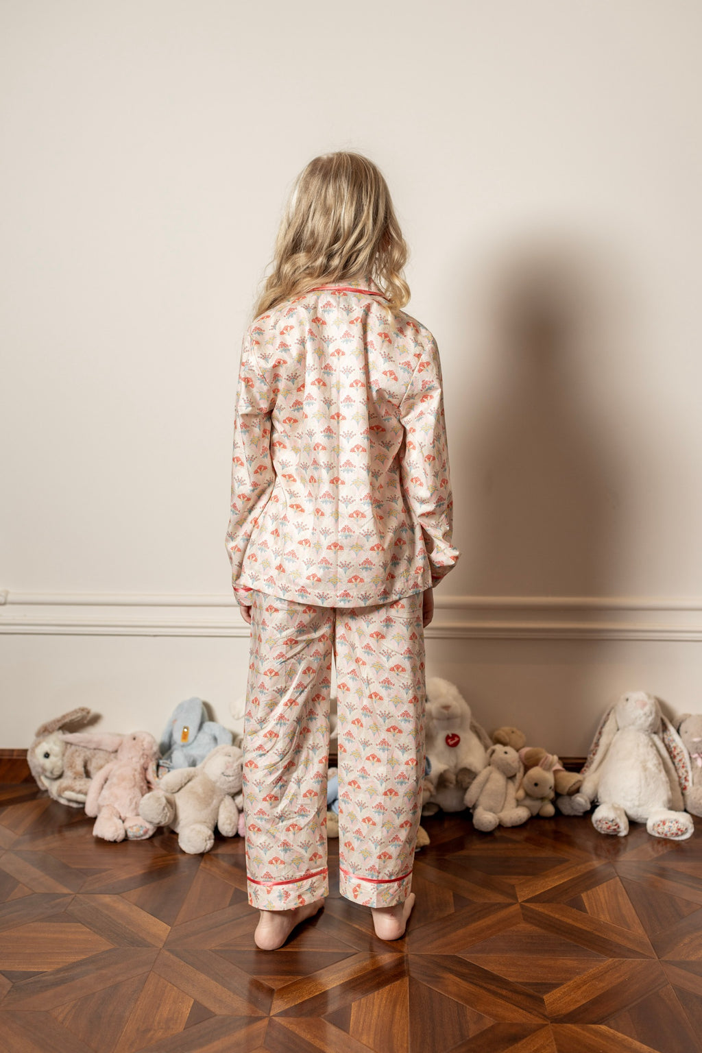 Summer Bouquet Long Pajama Set by Mystique Design