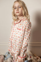 Summer Bouquet Long Pajama Set by Mystique Design