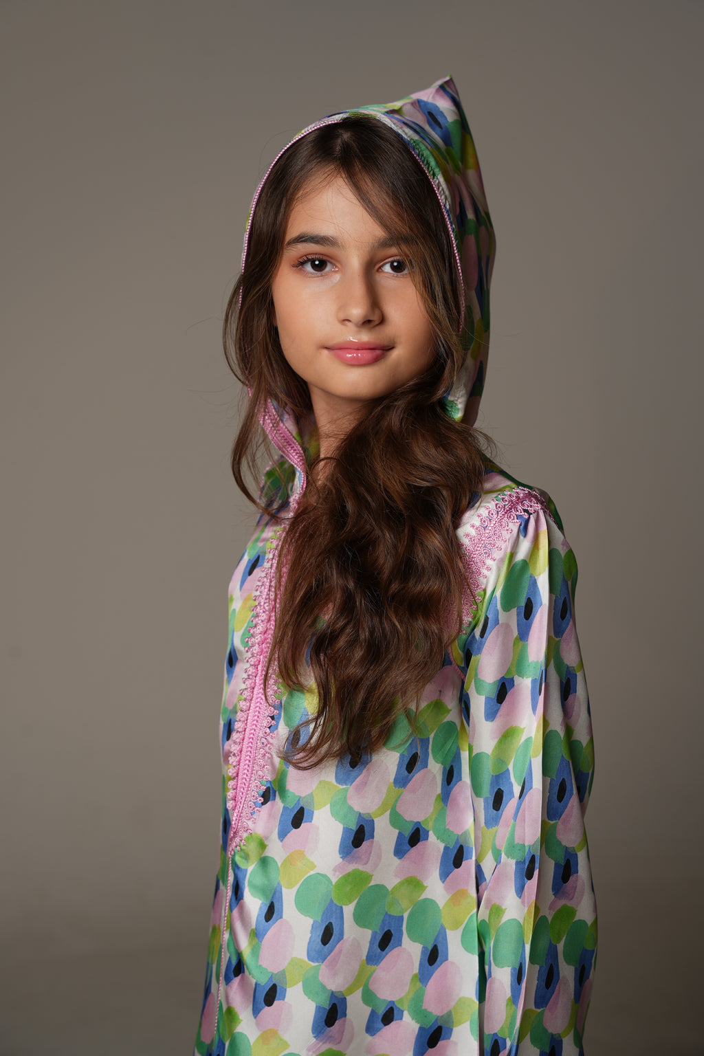 Mini Jardin Rose Kaftan by Mystique Design
