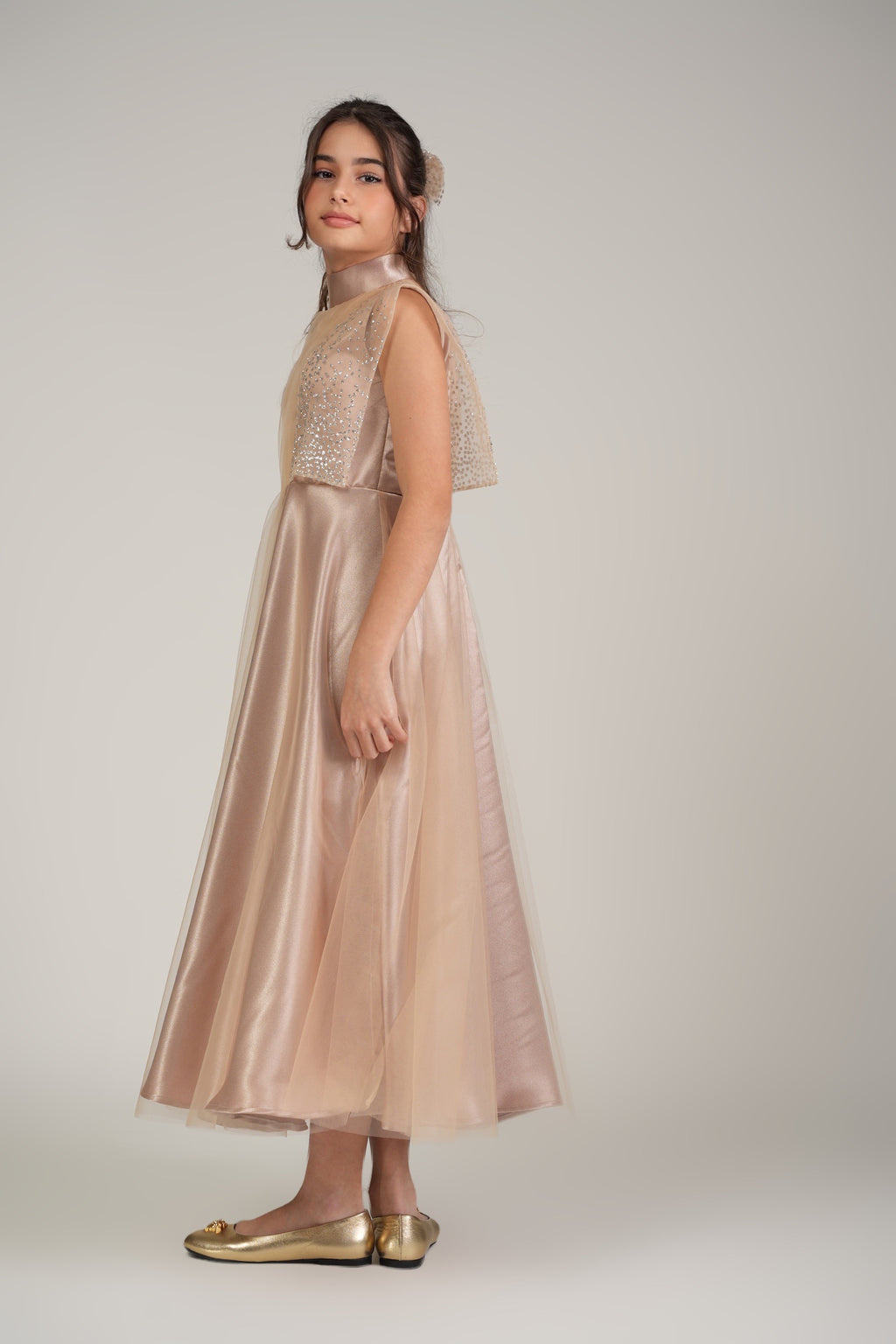 Mini Almond Whisper Kaftan by Mystique Design