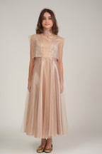 Mini Almond Whisper Kaftan by Mystique Design