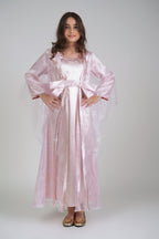 Mini Powder Pink Kaftan by Mystique Design