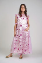 Mini Cherry Blossom Kaftan by Mystique Design