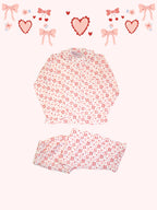 Snuggle Hearts Pajama Set by Mystique Design