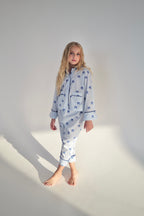Bow Stripe Pajama Set by Mystique Design