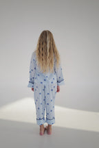 Bow Stripe Pajama Set by Mystique Design