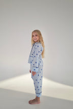 Bow Stripe Pajama Set by Mystique Design