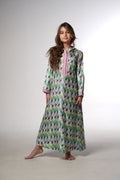 Mini Jardin Rose Kaftan by Mystique Design