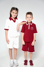 Maroon Polo and Shorts Set — Qatar National Day by Mystique Design