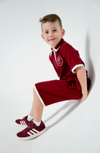 Maroon Polo and Shorts Set — Qatar National Day by Mystique Design