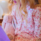 Snuggle Hearts Pajama Set by Mystique Design