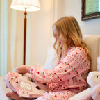 Rosy Heart Print Pajama Set by Mystique Design