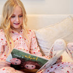 Rosy Heart Print Pajama Set by Mystique Design