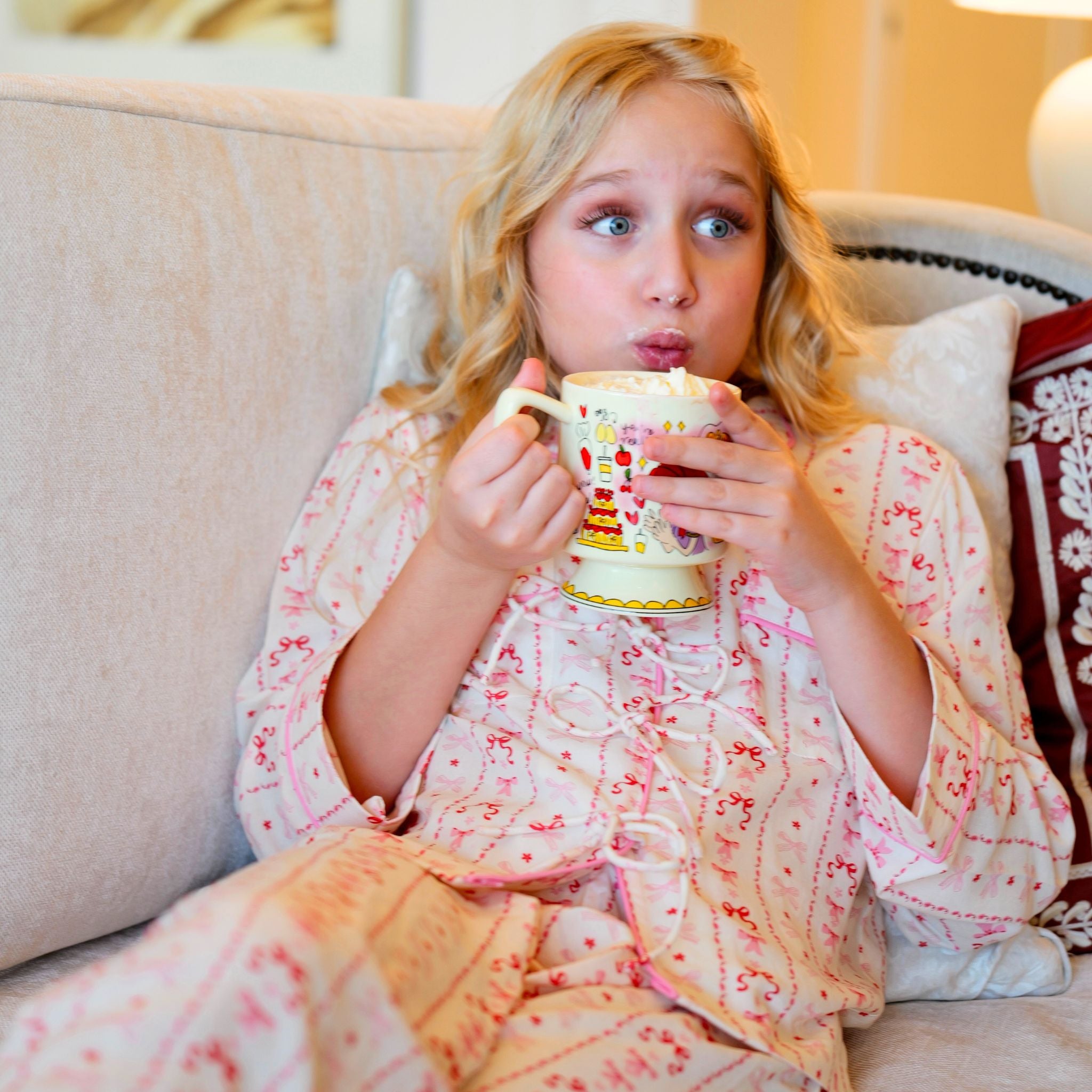 Sweetheart Pajama with Bows by Mystique Design