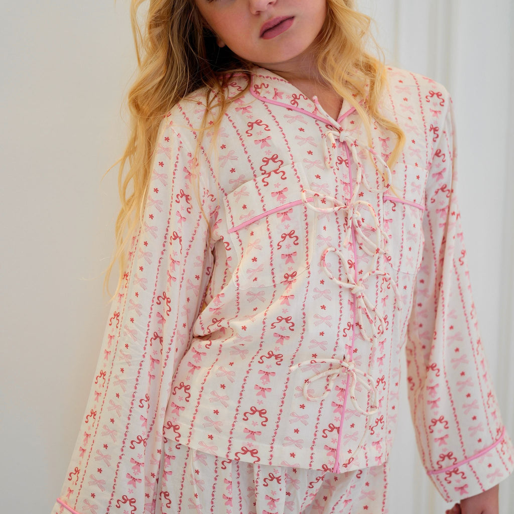 Sweetheart Pajama with Bows by Mystique Design