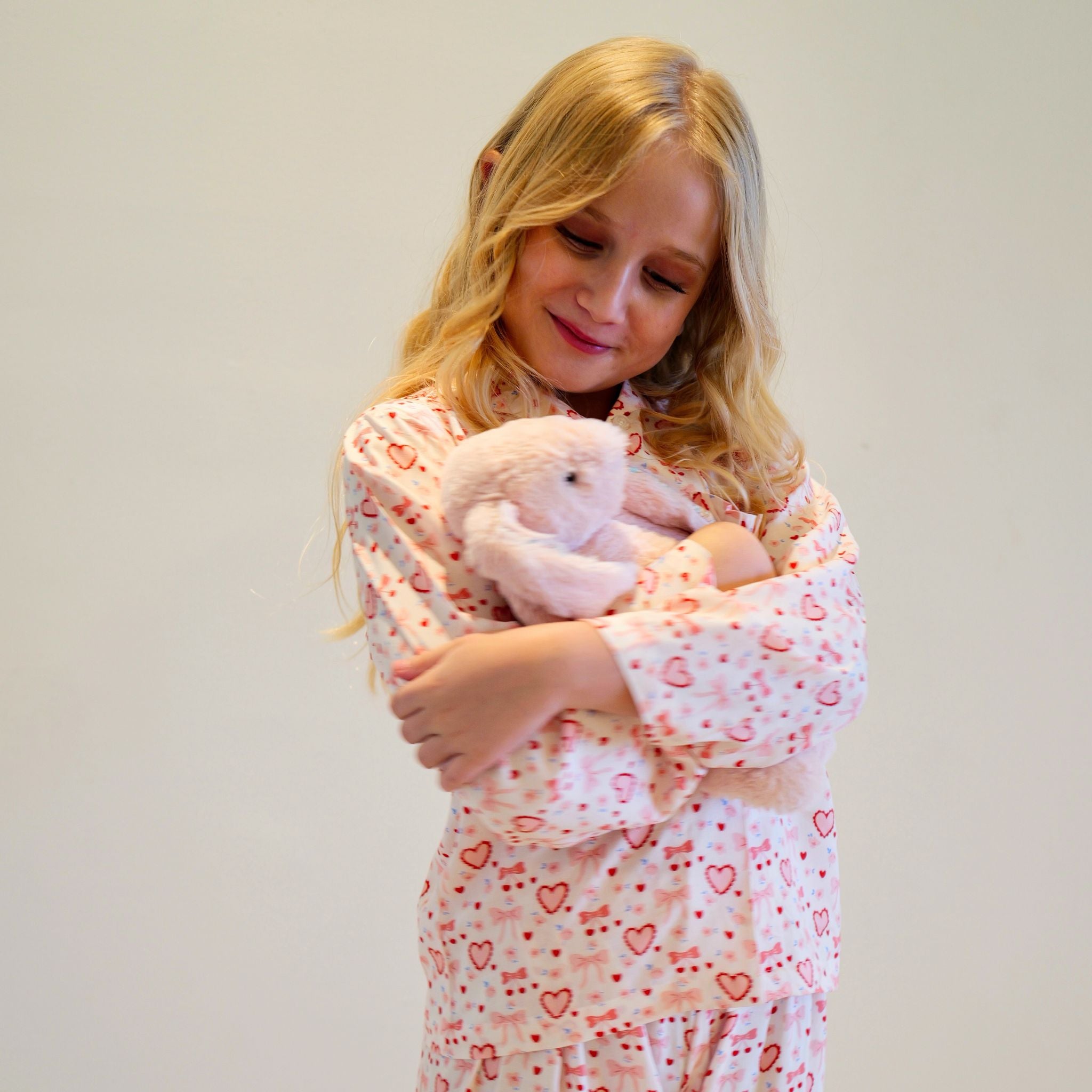 Snuggle Hearts Pajama Set by Mystique Design