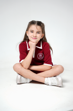 Maroon Polo and Shorts Set — Qatar National Day by Mystique Design