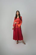 Sunset Coral Kaftan by Mystique Design