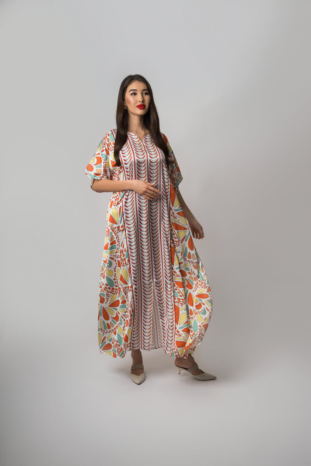 Blooming Mosaic Kaftan by Mystique Design