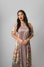 Blooming Mosaic Kaftan by Mystique Design
